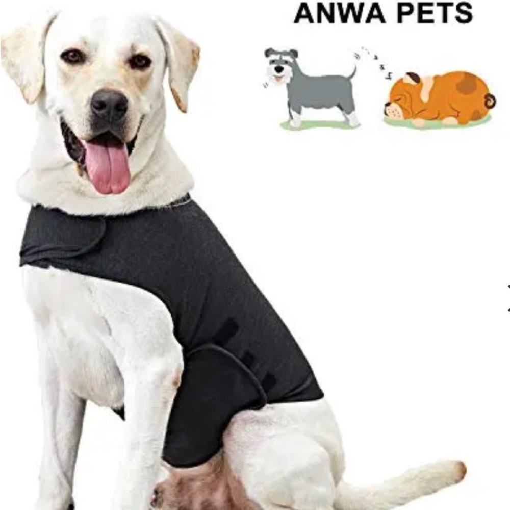 NWTS! ANWA Dog Anxiety Vest, Calming Dog Thunder Jacket Wrap